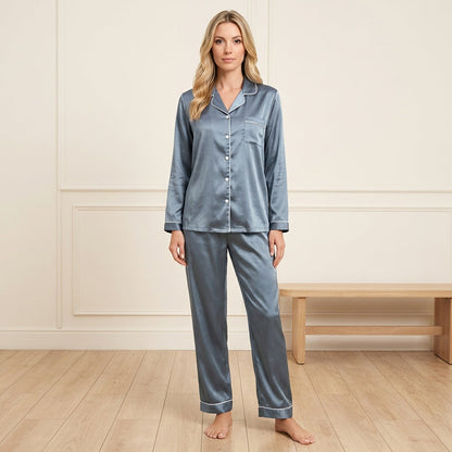 Siena Satijnen Pyjama Set Dames Luxe Nachtkleding Comfortabel
