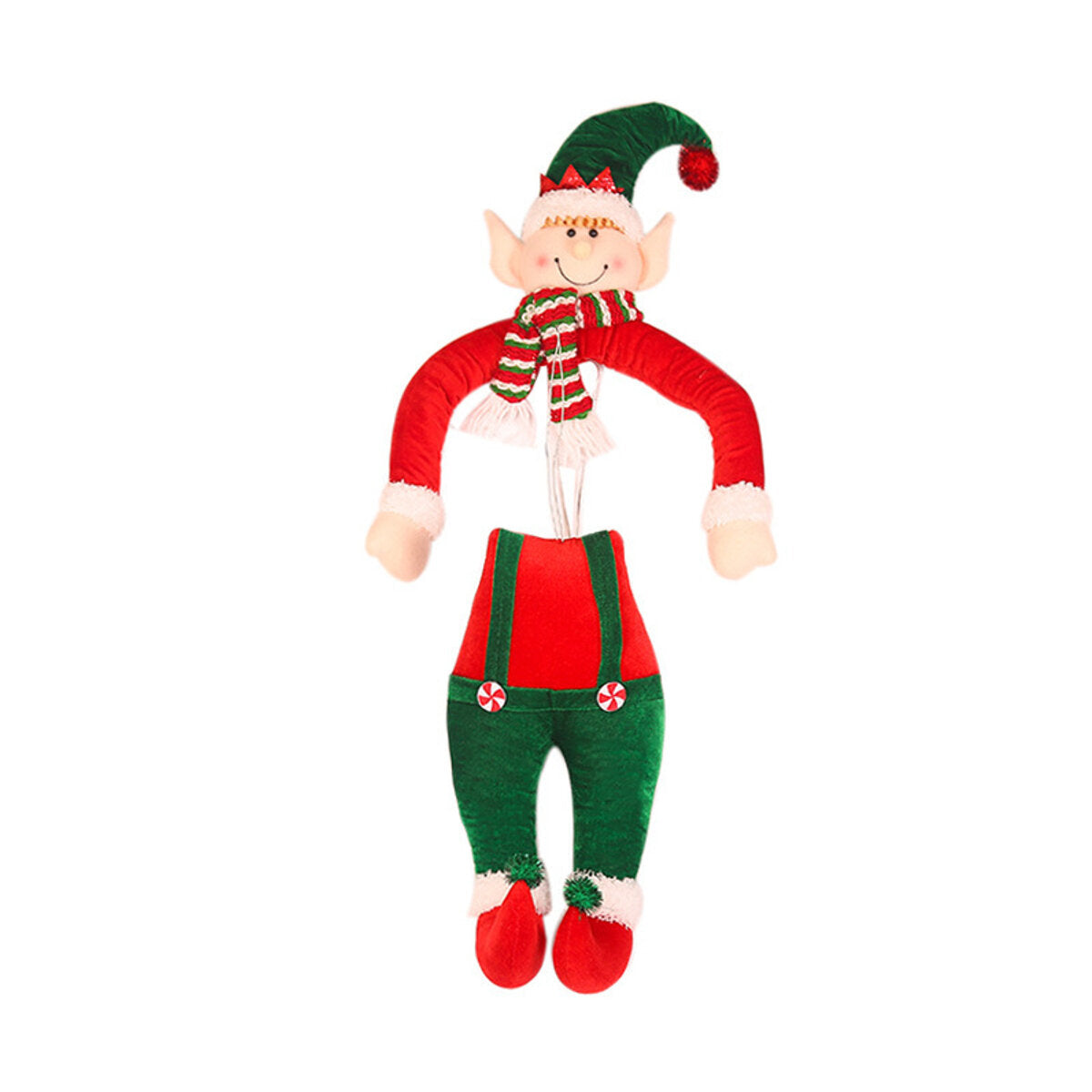 Kerstpop Hanger – Kerstman of Kerstelf voor Boom en Feestdecoratie
