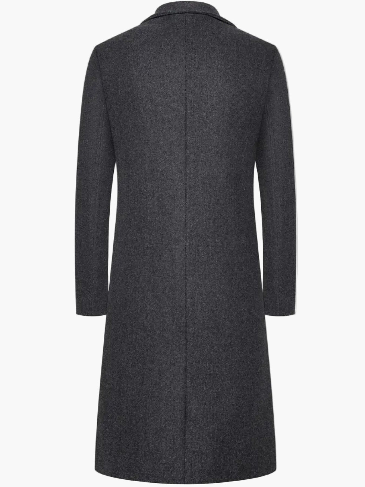 Heren Klassieke Lange Jas – Stijlvolle en Elegante Buitenkleding voor Dagelijks Gebruik en Feest