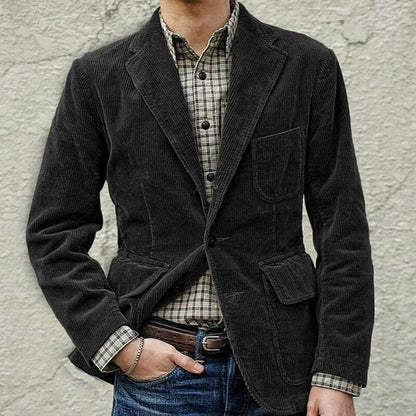 Klassiekheerschap – Casual Herenblazer met Tijdloze Uitstraling
