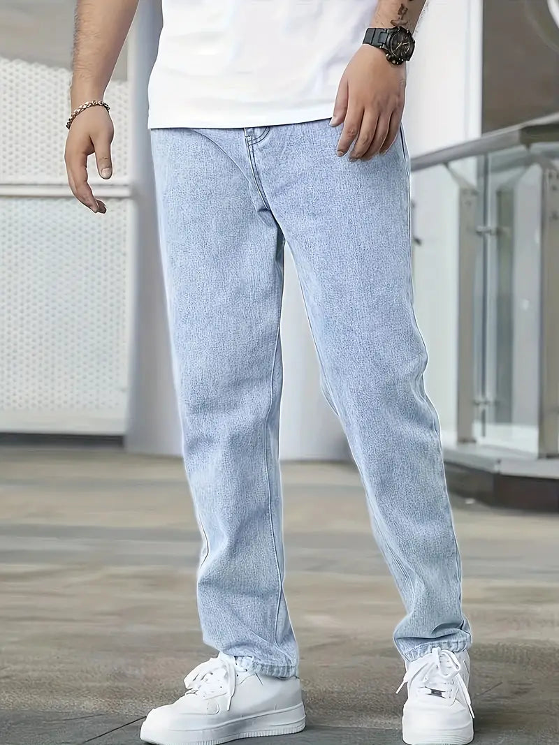 Daan Heren Jeans – Losse Pasvorm met Casual en Tijdloze Look