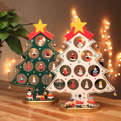 Kerstboomhoutje – Houten Kerstdecoratie DIY 11,5 cm
