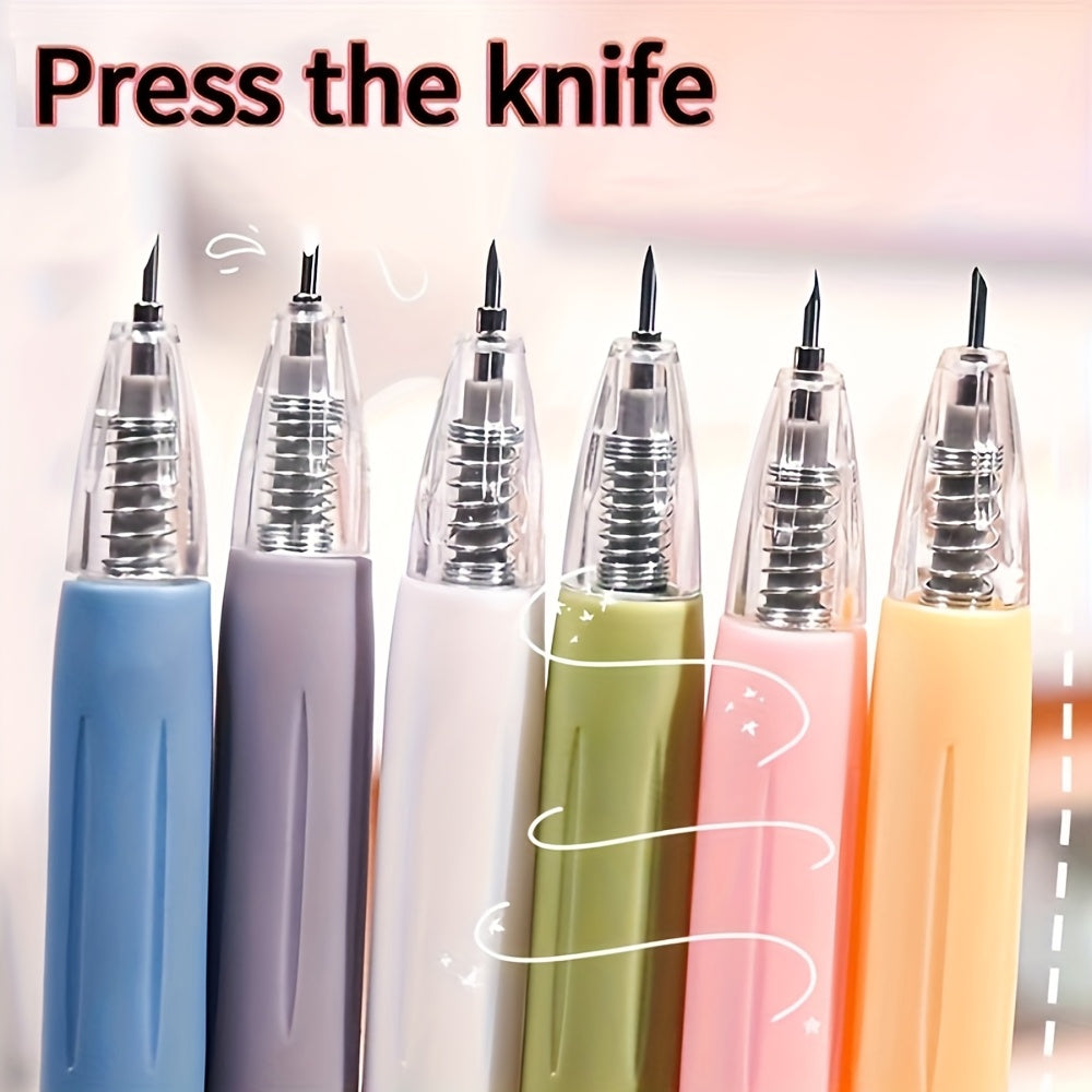 4-delige Snijpen Set – KnutselPro Intrekbare Hobbymessen