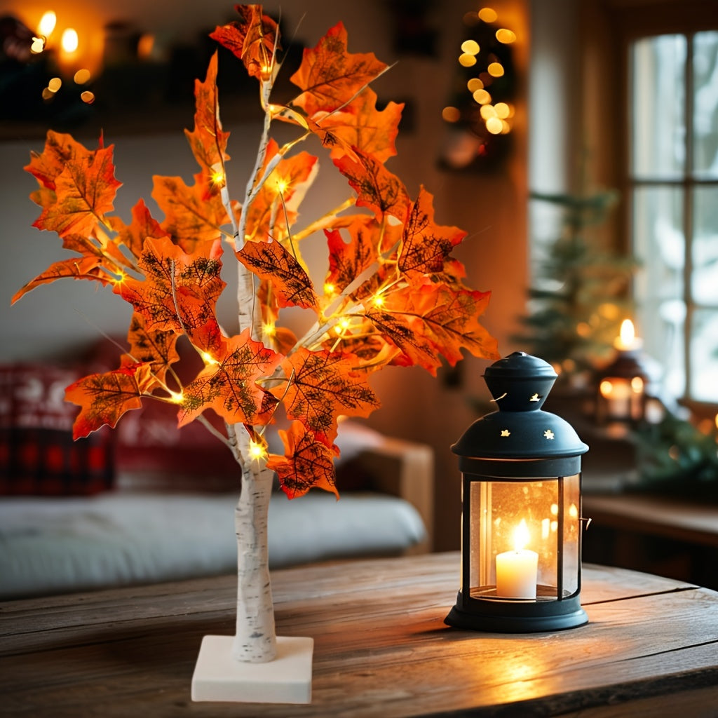 Herfstboom LED Tafellamp – Decoratieve Boom met Warm Wit Licht
