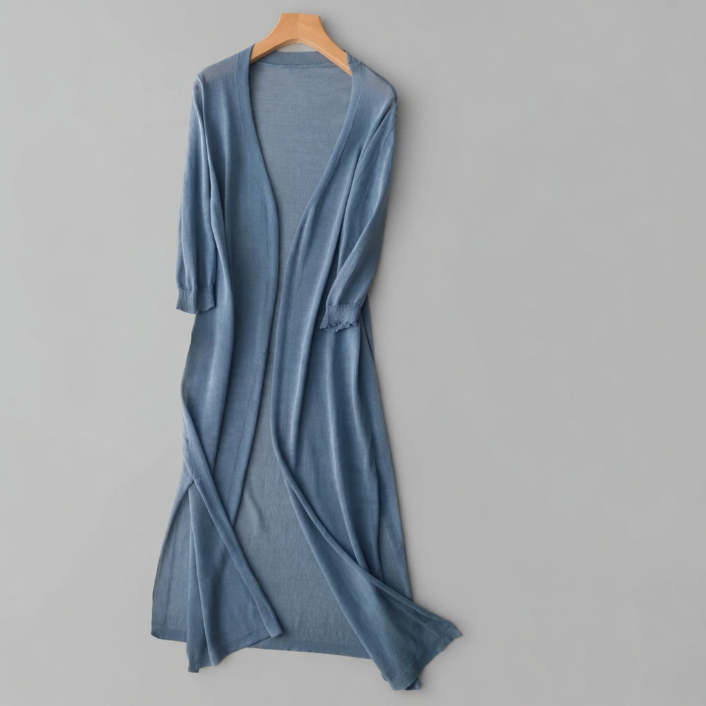 Valnera lang dames vest elegant lichtgewicht comfortabel model