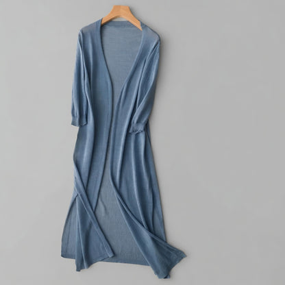Valnera lang dames vest elegant lichtgewicht comfortabel model