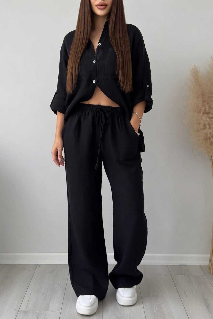 Elegant Tweedelig Damespak Lisanne – Blazer & Broek Set