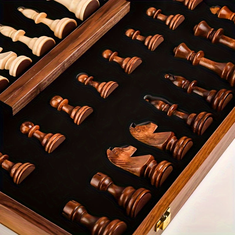 Klassiek Schaakbord 39 x 39 cm – Strategisch Bordspel voor Thuis