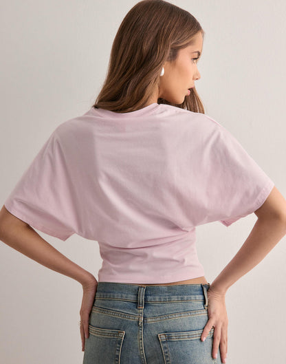 ZachtLijn Dames Top met Tailleaccent en Comfortabele Pasvorm