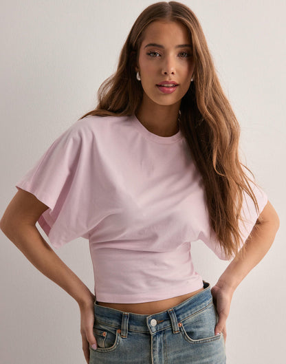 ZachtLijn Dames Top met Tailleaccent en Comfortabele Pasvorm
