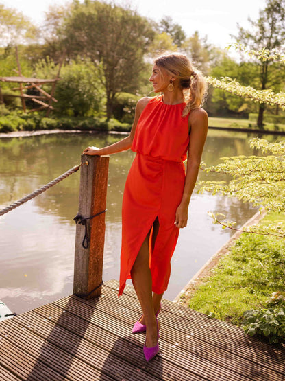 Zomerse Damesjurk met Luchtige Pasvorm en Elegante Look