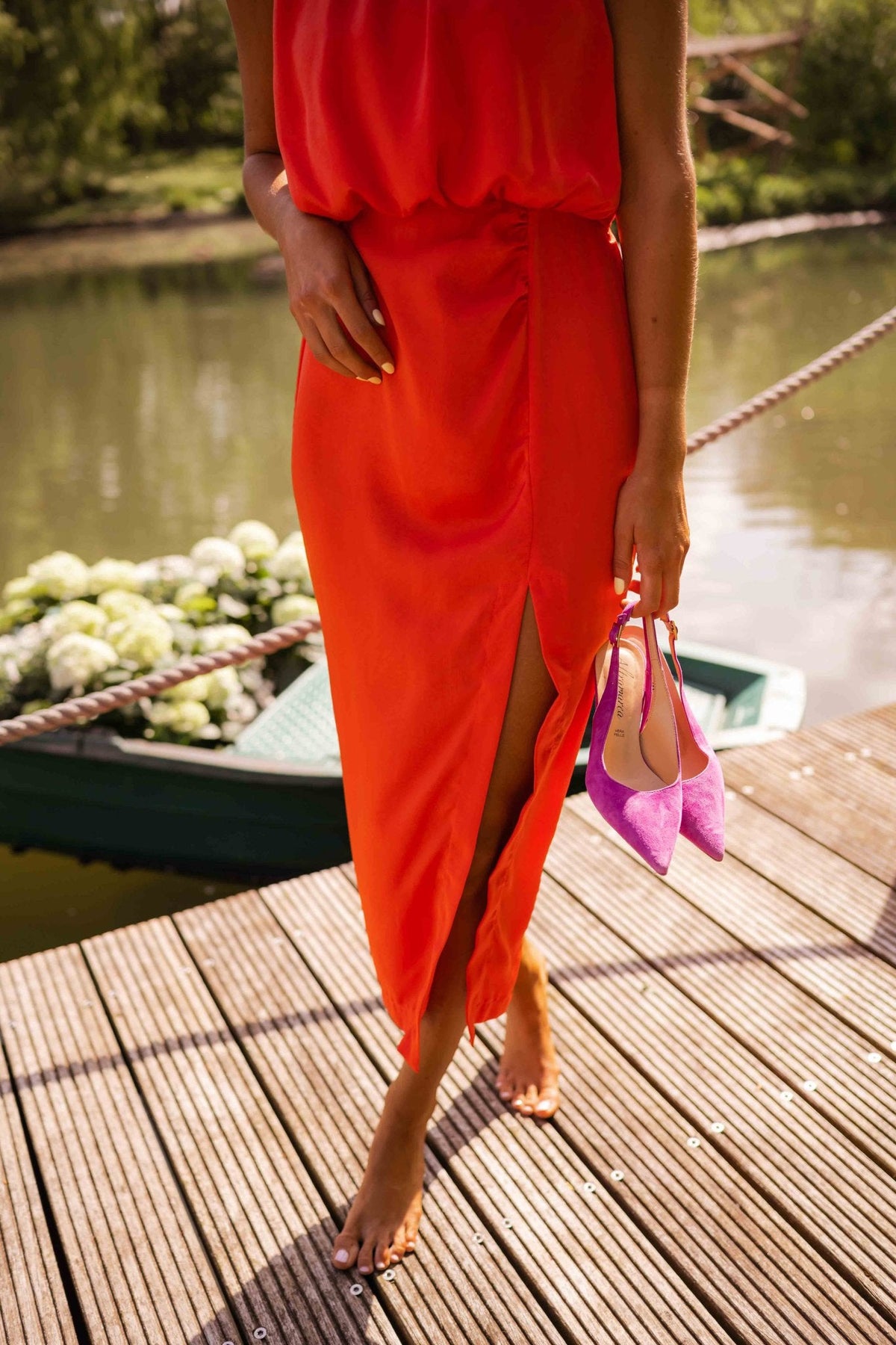 Zomerse Damesjurk met Luchtige Pasvorm en Elegante Look
