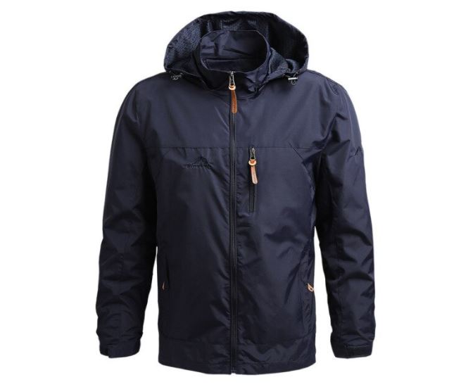 Legerstorm – Herenjas met Capuchon, Ritssluiting en Tactische Look