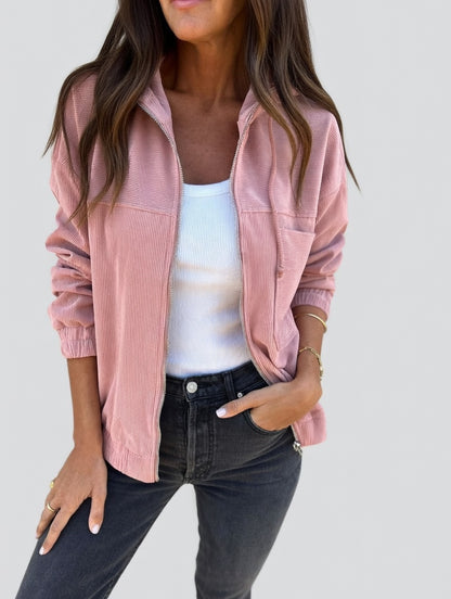 Dames Casual Vest met Comfortabele Pasvorm – Elvara Stijl