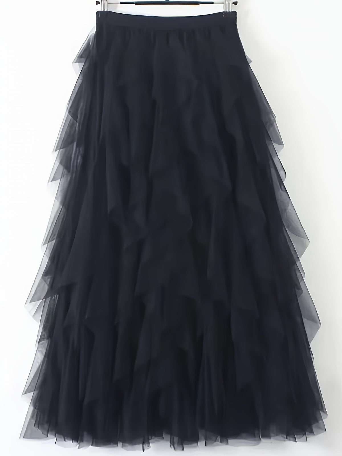 Damesrok Elegante Meerlaags Volant Romantische Feestjurk