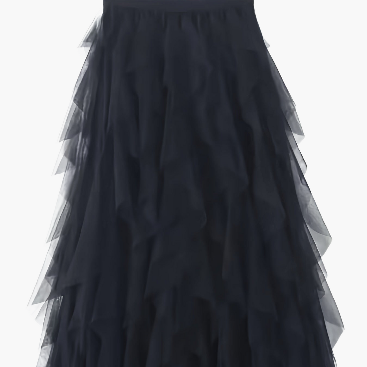 Damesrok Elegante Meerlaags Volant Romantische Feestjurk