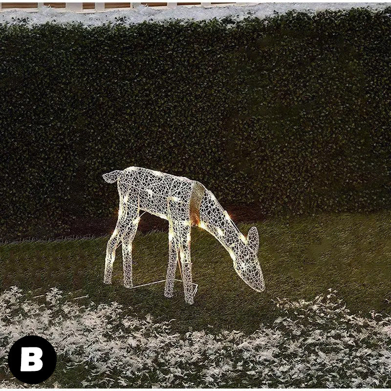 LED Rendier Kerstdecoratie – Warme Verlichting voor Tuin en Huis