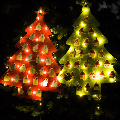 Kerstboom Aftelkalender – Groene Kerstkalender met 24 Clips