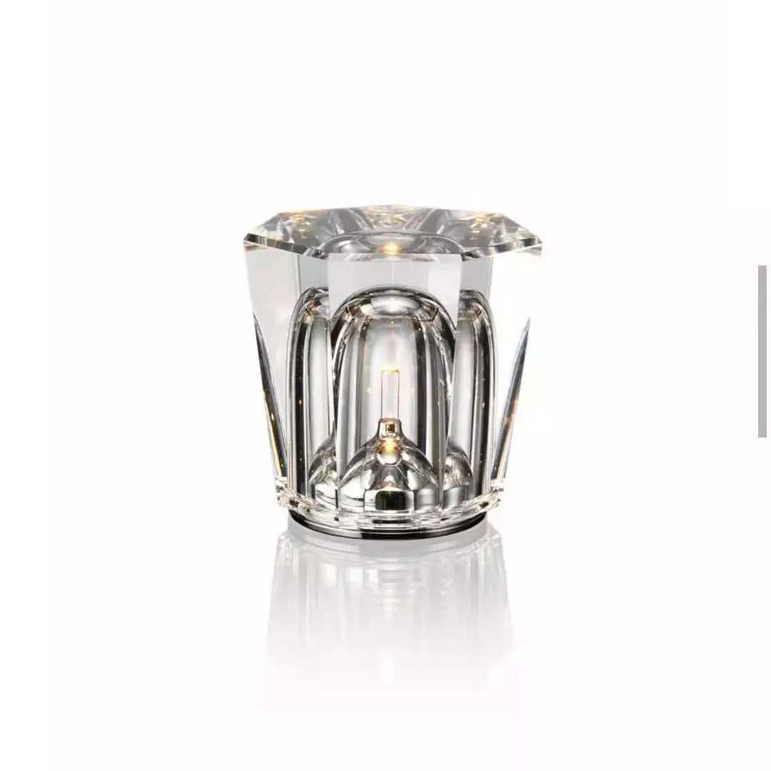 CrystalGlow - Draadloze kristallen lamp met LED-verlichting