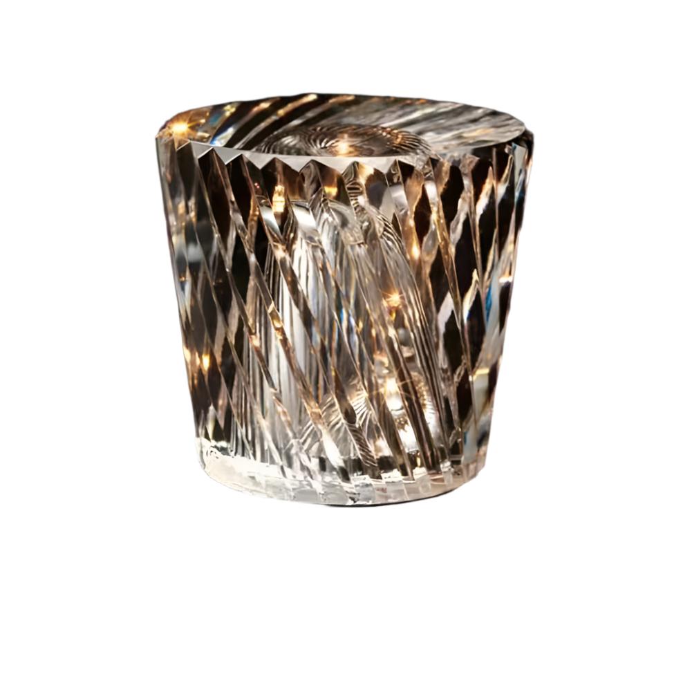 CrystalGlow - Draadloze kristallen lamp met LED-verlichting