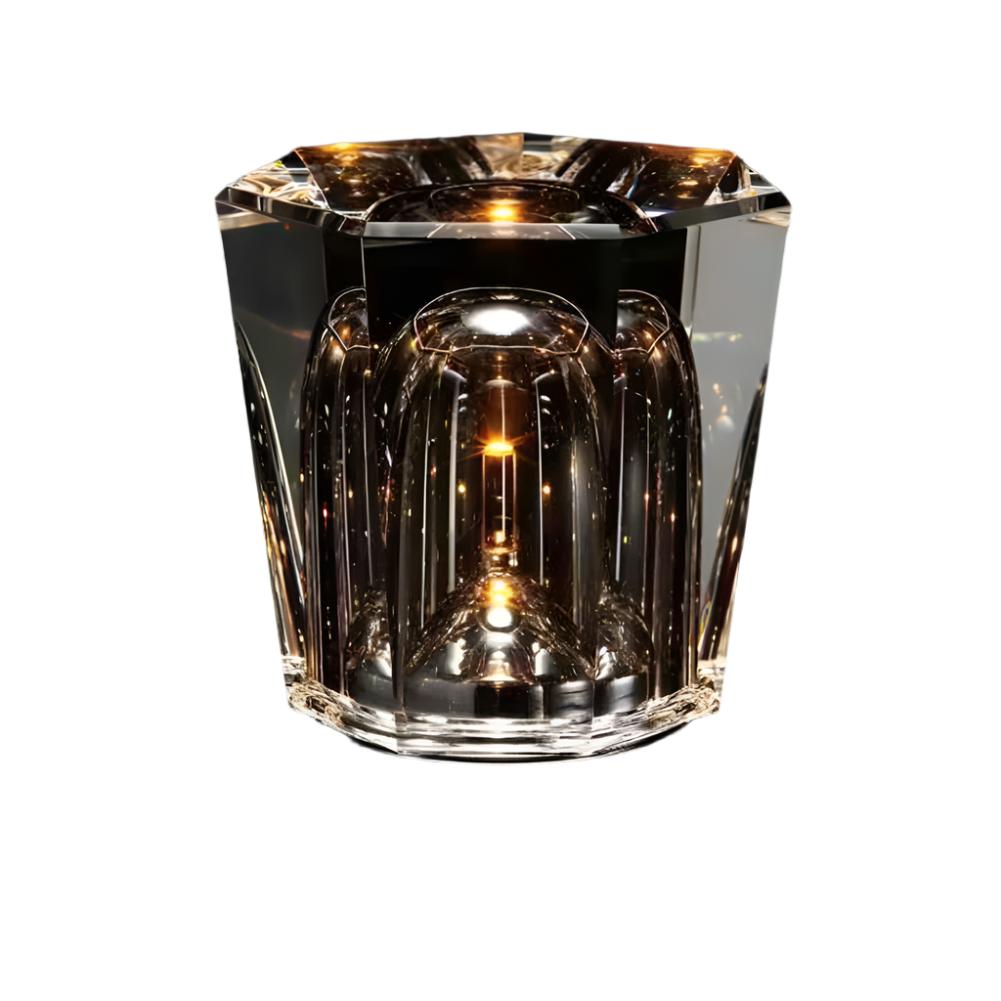 CrystalGlow - Draadloze kristallen lamp met LED-verlichting