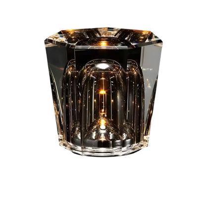 CrystalGlow - Draadloze kristallen lamp met LED-verlichting