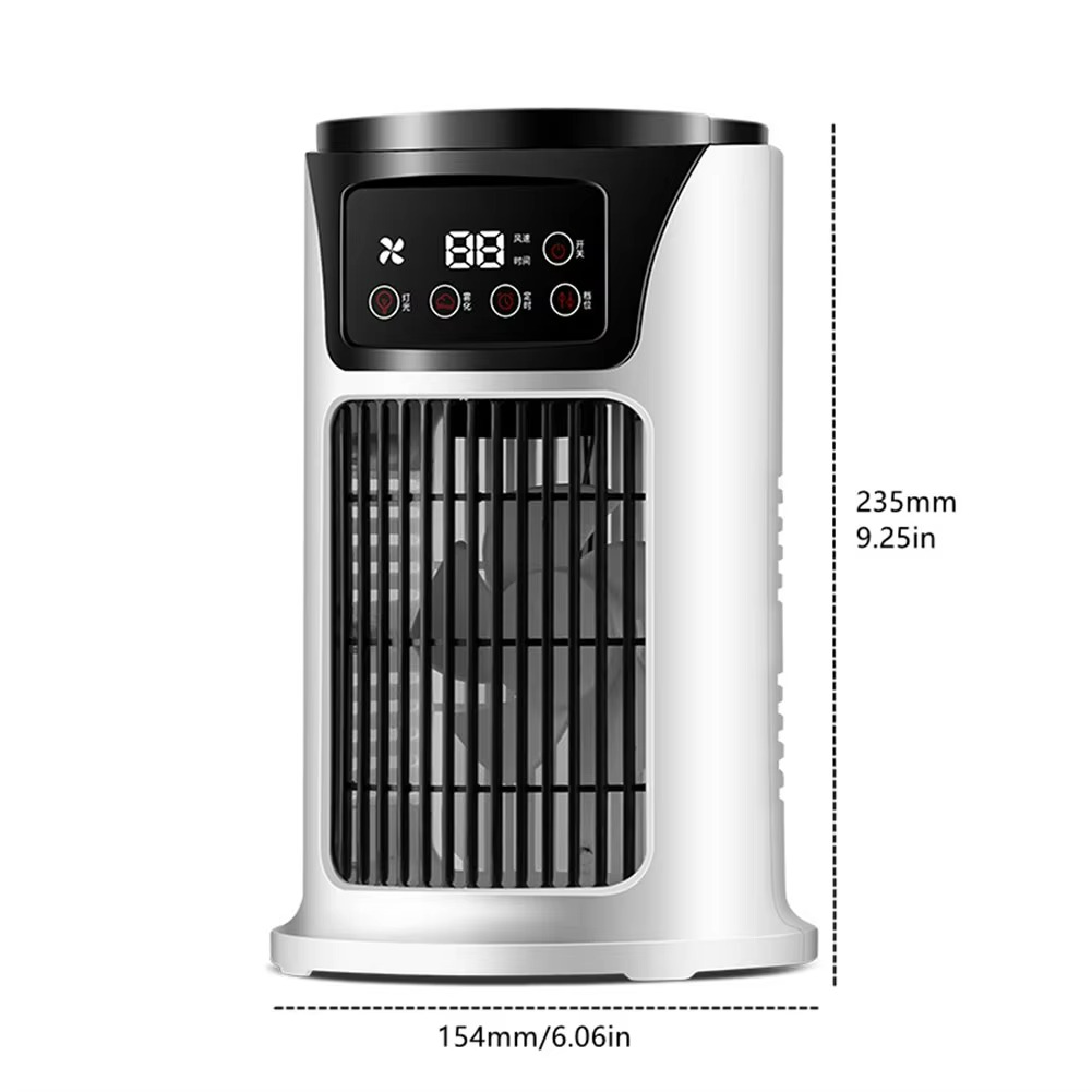 Mistora Luchtkoeler met Bevochtiger en LED Verlichting USB 5V