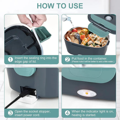 ThermoLunch Elektrische Lunchbox – 1,5L Voedselverwarmer