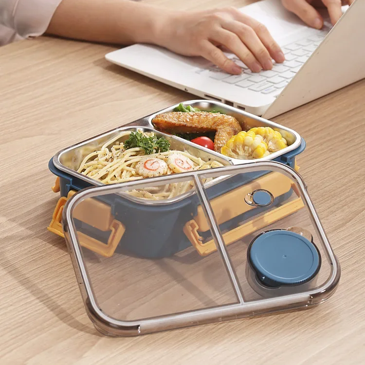 LunchMate Herbruikbare Lunchdoos – Compacte Brooddoos voor Onderweg