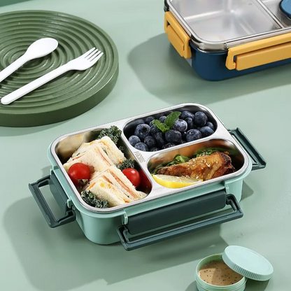 LunchMate Herbruikbare Lunchdoos – Compacte Brooddoos voor Onderweg