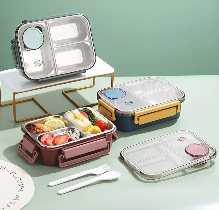LunchMate Herbruikbare Lunchdoos – Compacte Brooddoos voor Onderweg