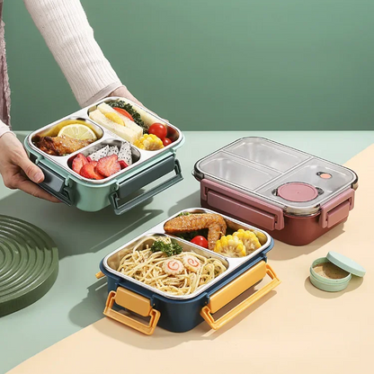LunchMate Herbruikbare Lunchdoos – Compacte Brooddoos voor Onderweg