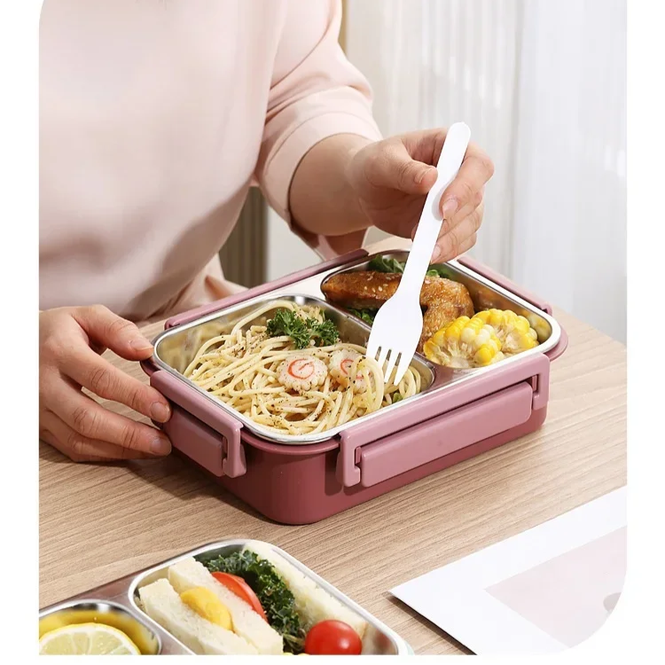 LunchMate Herbruikbare Lunchdoos – Compacte Brooddoos voor Onderweg