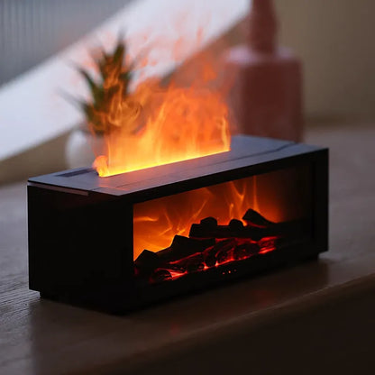 Aroma Diffuser met Vlam Effect – 300 ml Reservoir en USB