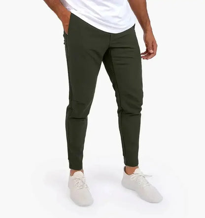 Matteo Heren Chino Jogger Slim Fit met Stretch en Trekkoord