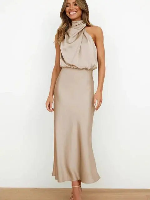 Lunara Avondglans Cocktailjurk Off Shoulder Elegante Midi Jurk
