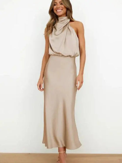 Lunara Avondglans Cocktailjurk Off Shoulder Elegante Midi Jurk