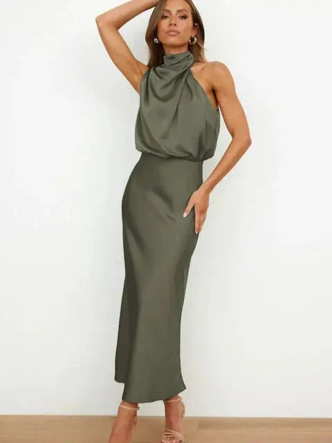 Lunara Avondglans Cocktailjurk Off Shoulder Elegante Midi Jurk