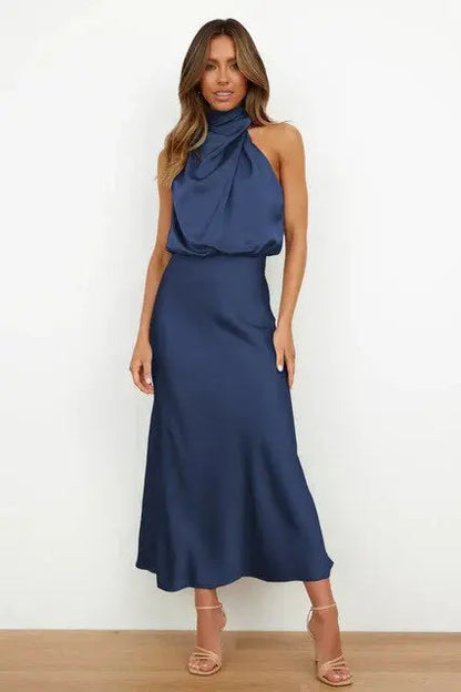 Lunara Avondglans Cocktailjurk Off Shoulder Elegante Midi Jurk
