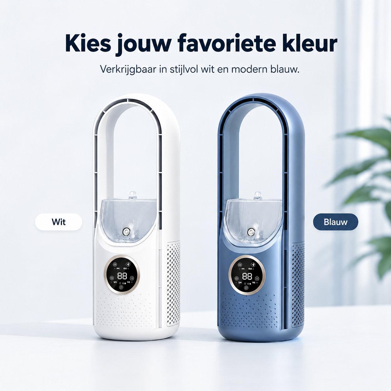 Airevo Fluisterkoel 3-in-1 Bladloze Mini Luchtkoeler Bureau