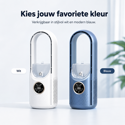 Airevo Fluisterkoel 3-in-1 Bladloze Mini Luchtkoeler Bureau