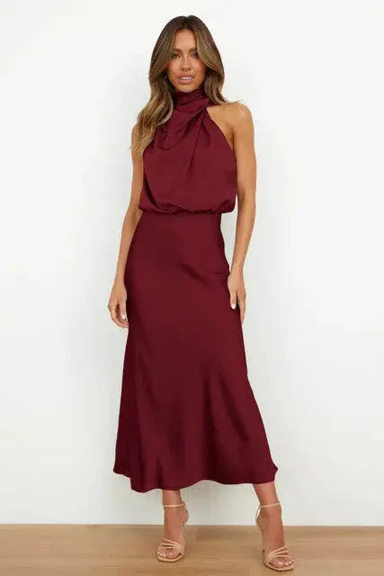 Lunara Avondglans Cocktailjurk Off Shoulder Elegante Midi Jurk