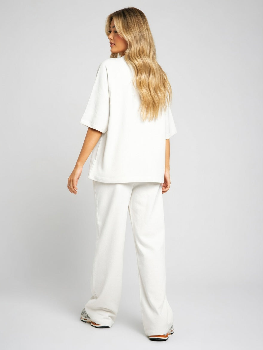 Elara Dames Oversized Zomerset – Luchtige Comfortabele Tweedelige Set