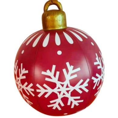 Grote Opblaasbare Kerstbal voor Buiten, 60 cm, Meerkleurig