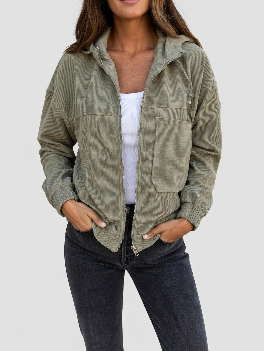 Dames Casual Vest met Comfortabele Pasvorm – Elvara Stijl