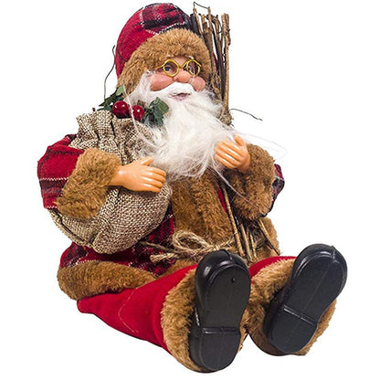 Kerstman Noël Decoratiepop – Staande en Zittende Kerstfiguur