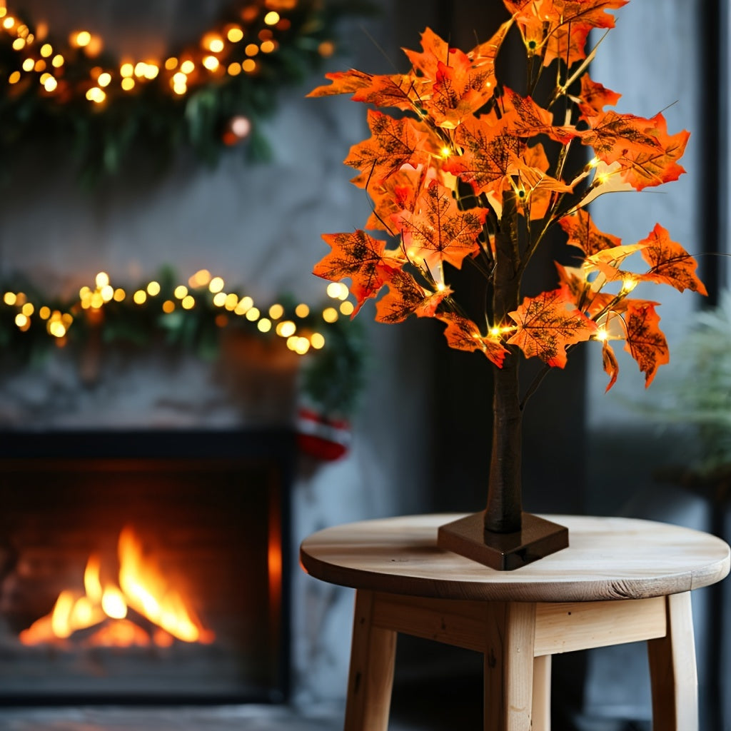 Herfstboom LED Tafellamp – Decoratieve Boom met Warm Wit Licht
