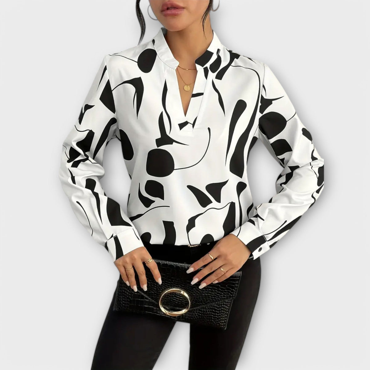 Lara Elegante Blouse Met Design