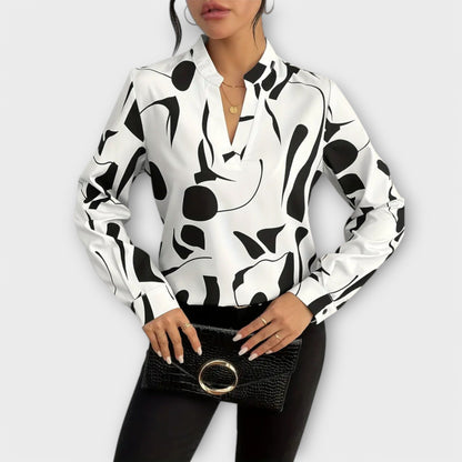 Lara Elegante Blouse Met Design