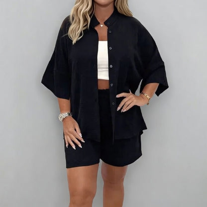 Zonique Elegante Dames Zomerset met Blouse en Shorts